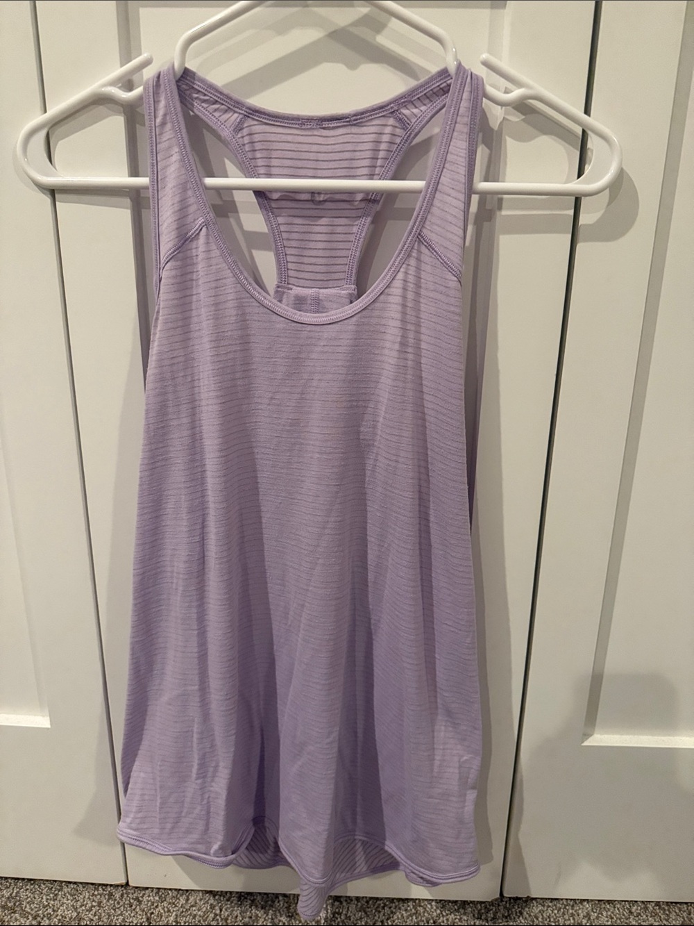 lululemon athletica Pale Lavender Racerback Tank